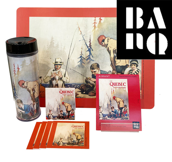 Affiche Carte Le Québec pittoresque