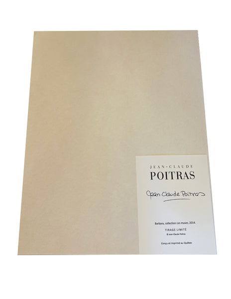 Affiche Jean-Claude Poitras, Barbara