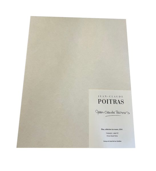 Affiche Jean-Claude Poitras, Élisa