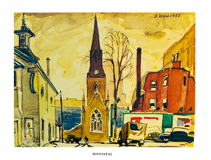 Affiche Image de Montréal, la cathédrale Christ Church