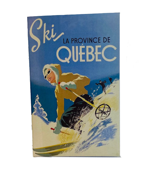 Carnet de notes Plaisir du ski, la province de Québec