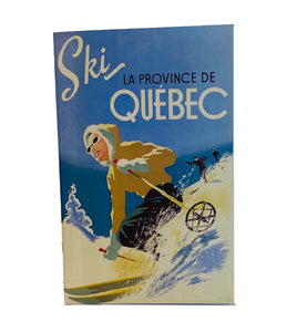 Carnet de notes Plaisir du ski, la province de Québec