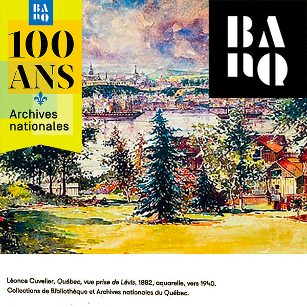 Étui à crayons 100 ans des Archives, Vue de Montréal