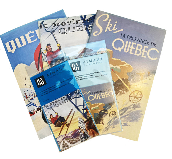 Carnet de notes Plaisir du ski, la province de Québec