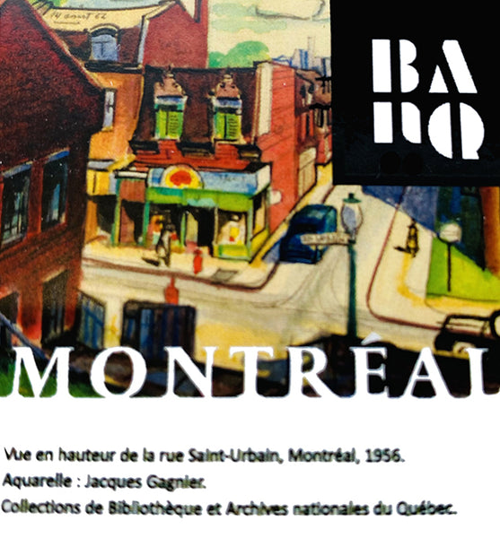 Foulard Image de Montréal, la rue Saint-Urbain