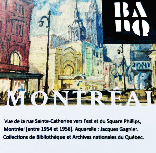 Affiche Image de Montréal, le Square Phillips