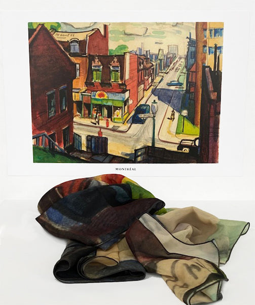 Foulard Image de Montréal, la rue Saint-Urbain